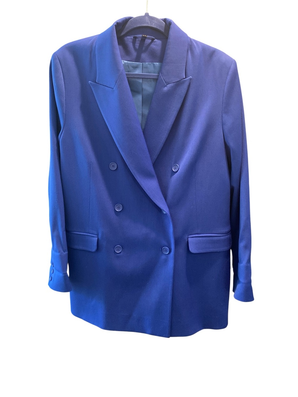 & other Stories Los Angeles Royal Blue Wool Blend Blazer Size 10